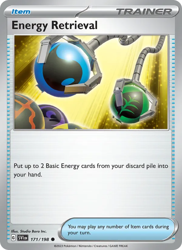 Energy Retrieval, Scarlet & Violet card 171