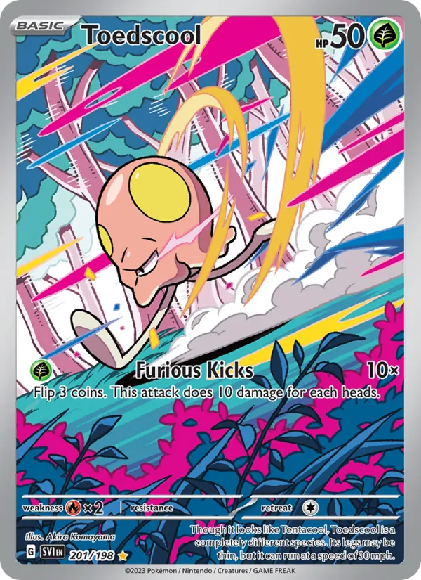 Toedscool, Scarlet & Violet card 201