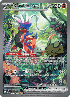 Koraidon ex catalog card
