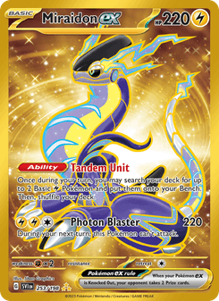 Miraidon ex catalog card