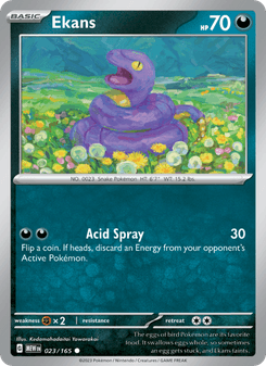 Ekans, 151 card 023