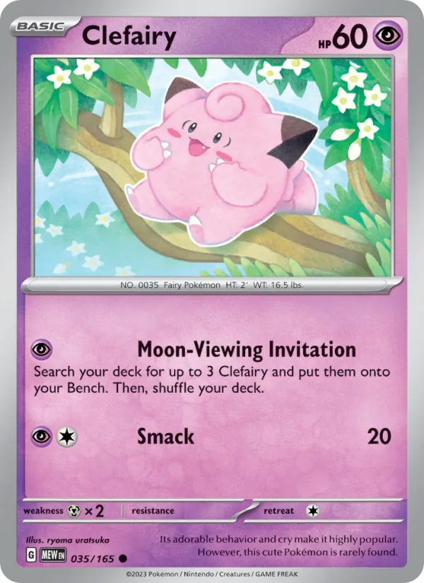 Clefairy, 151 card 035