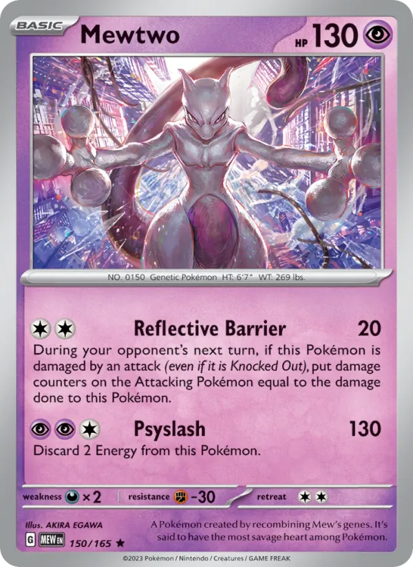 Mewtwo, 151 card 150