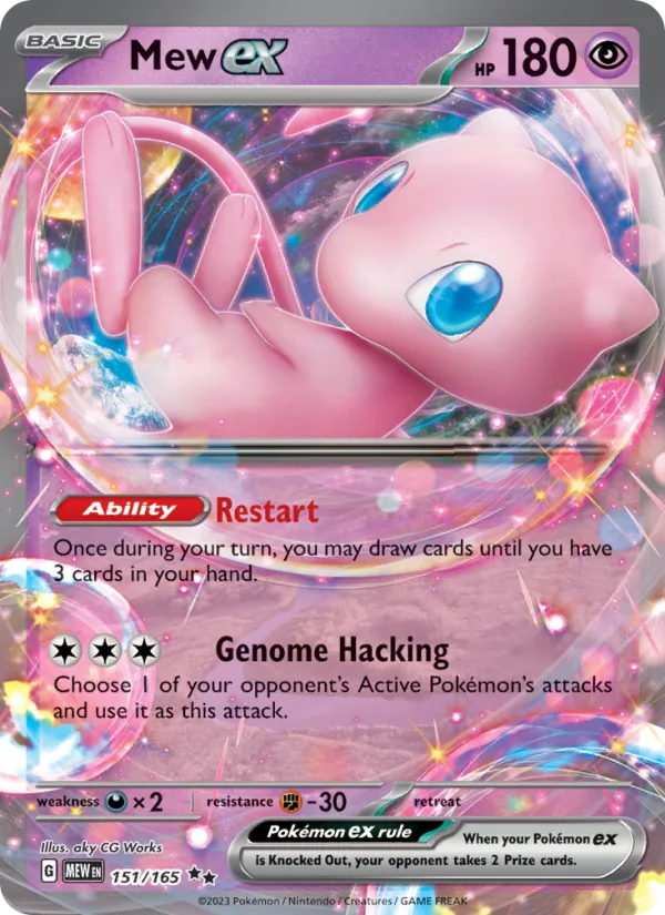 Mew ex, 151 card 151