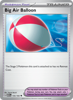 Big Air Balloon card
